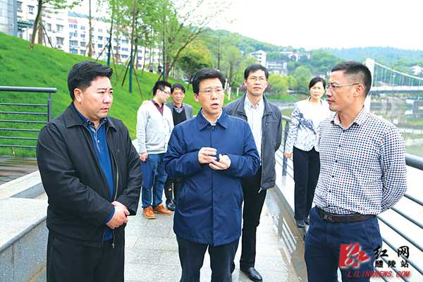 4月9日,株洲市委常委,市委秘书长,醴陵市委书记周晓理专程督查醴陵